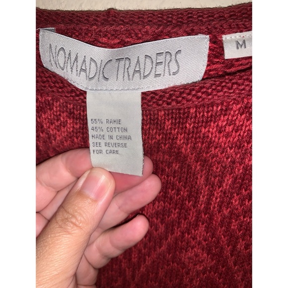Vintage Nomadic Traders Sweater Size Medium - Picture 3 of 3